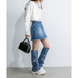 フリンジデニムミニスカート | RMAF NICE CLAUP / OLIVE des OLIVE | 詳細画像8