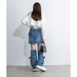 フリンジデニムミニスカート | RMAF NICE CLAUP / OLIVE des OLIVE | 詳細画像9