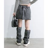 フリンジデニムミニスカート | RMAF NICE CLAUP / OLIVE des OLIVE | 詳細画像12