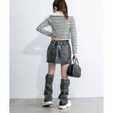 フリンジデニムミニスカート | RMAF NICE CLAUP / OLIVE des OLIVE | 詳細画像15