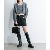 フリンジデニムミニスカート | RMAF NICE CLAUP / OLIVE des OLIVE | 詳細画像20