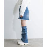 フリンジデニムミニスカート | RMAF NICE CLAUP / OLIVE des OLIVE | 詳細画像34