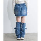 フリンジデニムミニスカート | RMAF NICE CLAUP / OLIVE des OLIVE | 詳細画像35