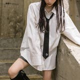 ネクタイ付きチュニックシャツ | RMAF NICE CLAUP / OLIVE des OLIVE | 詳細画像3