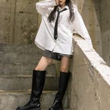 ネクタイ付きチュニックシャツ | RMAF NICE CLAUP / OLIVE des OLIVE | 詳細画像6
