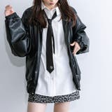 ネクタイ付きチュニックシャツ | RMAF NICE CLAUP / OLIVE des OLIVE | 詳細画像8