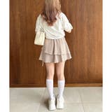 パンツレイヤードフレアミニスカート | RMAF NICE CLAUP / OLIVE des OLIVE | 詳細画像14