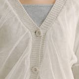 チュール重ねゆったりカーディガン | RMAF NICE CLAUP / OLIVE des OLIVE | 詳細画像24