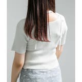 【OLIVE des OLIVE】肩リボンレイヤードリブニット | NICE CLAUP / OLIVE des OLIVE　OUTLET | 詳細画像11 