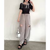 【OLIVE des OLIVE】肩リボンレイヤードリブニット | NICE CLAUP / OLIVE des OLIVE　OUTLET | 詳細画像22 