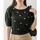 ブラック | 【OLIVE des OLIVE】Roseニット | NICE CLAUP / OLIVE des OLIVE OUTLET