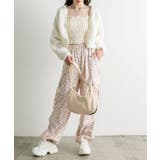 【OLIVE des OLIVE】ブークレ起毛ショートカーデ | NICE CLAUP / OLIVE des OLIVE　OUTLET | 詳細画像5 