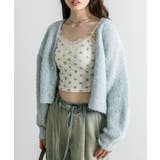 【OLIVE des OLIVE】ブークレ起毛ショートカーデ | NICE CLAUP / OLIVE des OLIVE　OUTLET | 詳細画像12 