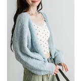 【OLIVE des OLIVE】ブークレ起毛ショートカーデ | NICE CLAUP / OLIVE des OLIVE　OUTLET | 詳細画像14 