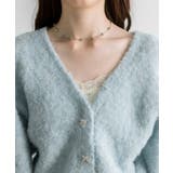 【OLIVE des OLIVE】ブークレ起毛ショートカーデ | NICE CLAUP / OLIVE des OLIVE　OUTLET | 詳細画像21 