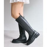 ブラック | 【OLIVE des OLIVE】サイドゴアロングブーツ | NICE CLAUP / OLIVE des OLIVE OUTLET