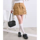 【OLIVE des OLIVE】ゆらゆらリボンカーゴミニスカート | NICE CLAUP / OLIVE des OLIVE OUTLET | 詳細画像3