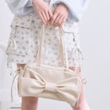 アイボリー | 【OLIVE des OLIVE】リボンスクエアボストン | NICE CLAUP / OLIVE des OLIVE　OUTLET