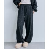 ブラック | 【OLIVE des OLIVE】ファー付きスウェットパンツ | NICE CLAUP / OLIVE des OLIVE　OUTLET