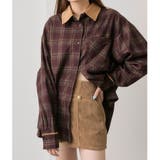 【OLIVE des OLIVE】配色カラービッグシャツ | NICE CLAUP / OLIVE des OLIVE　OUTLET | 詳細画像5 