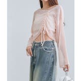 ピンク | 【OLIVE des OLIVE】ドロストニット | NICE CLAUP / OLIVE des OLIVE　OUTLET