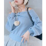 【OLIVE des OLIVE】リボンオフショルニット | NICE CLAUP / OLIVE des OLIVE　OUTLET | 詳細画像1 