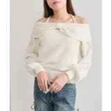 【OLIVE des OLIVE】リボンオフショルニット | NICE CLAUP / OLIVE des OLIVE　OUTLET | 詳細画像2 