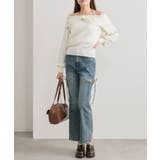 【OLIVE des OLIVE】リボンオフショルニット | NICE CLAUP / OLIVE des OLIVE　OUTLET | 詳細画像4 