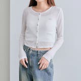 【OLIVE des OLIVE】スナップボタンシアカーデ | NICE CLAUP / OLIVE des OLIVE　OUTLET | 詳細画像1 