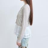【OLIVE des OLIVE】スナップボタンシアカーデ | NICE CLAUP / OLIVE des OLIVE　OUTLET | 詳細画像34 