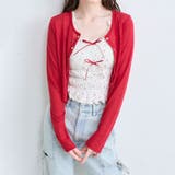 【OLIVE des OLIVE】スナップボタンシアカーデ | NICE CLAUP / OLIVE des OLIVE　OUTLET | 詳細画像6 