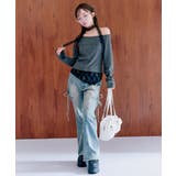 【OLIVE des OLIVE】タイ付ワンショルトップス | NICE CLAUP / OLIVE des OLIVE　OUTLET | 詳細画像13 