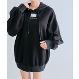 ブラック | 【OLIVE des OLIVE】ゆるたぽパーカー | NICE CLAUP / OLIVE des OLIVE OUTLET