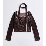 【OLIVE des OLIVE】タイ付ベロアトップス | NICE CLAUP / OLIVE des OLIVE　OUTLET | 詳細画像6 
