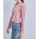 【OLIVE des OLIVE】タイ付ベロアトップス | NICE CLAUP / OLIVE des OLIVE　OUTLET | 詳細画像5 