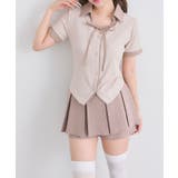 ベージュ | 【OLIVE des OLIVE】ボックスプリーツスカパン | NICE CLAUP / OLIVE des OLIVE　OUTLET