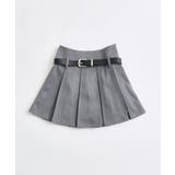 【OLIVE des OLIVE】合皮ベルト付きプリーツスカート | NICE CLAUP / OLIVE des OLIVE OUTLET | 詳細画像8