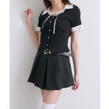 【OLIVE des OLIVE】合皮ベルト付きプリーツスカート | NICE CLAUP / OLIVE des OLIVE OUTLET | 詳細画像19