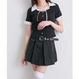 【OLIVE des OLIVE】合皮ベルト付きプリーツスカート | NICE CLAUP / OLIVE des OLIVE OUTLET | 詳細画像18