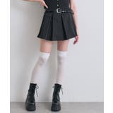 【OLIVE des OLIVE】合皮ベルト付きプリーツスカート | NICE CLAUP / OLIVE des OLIVE OUTLET | 詳細画像16
