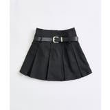 【OLIVE des OLIVE】合皮ベルト付きプリーツスカート | NICE CLAUP / OLIVE des OLIVE OUTLET | 詳細画像15