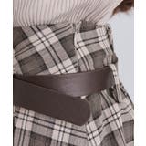 【OLIVE des OLIVE】合皮ベルト付きプリーツスカート | NICE CLAUP / OLIVE des OLIVE OUTLET | 詳細画像25