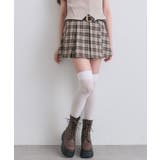 【OLIVE des OLIVE】合皮ベルト付きプリーツスカート | NICE CLAUP / OLIVE des OLIVE OUTLET | 詳細画像7
