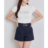 【OLIVE des OLIVE】ベルト付きショートパンツ | NICE CLAUP / OLIVE des OLIVE　OUTLET | 詳細画像1 