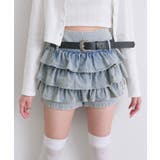 【OLIVE des OLIVE】合皮ベルト付きフリルショートパンツ | NICE CLAUP / OLIVE des OLIVE OUTLET | 詳細画像9