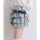 【OLIVE des OLIVE】合皮ベルト付きフリルショートパンツ | NICE CLAUP / OLIVE des OLIVE OUTLET | 詳細画像8