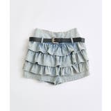 【OLIVE des OLIVE】合皮ベルト付きフリルショートパンツ | NICE CLAUP / OLIVE des OLIVE OUTLET | 詳細画像7