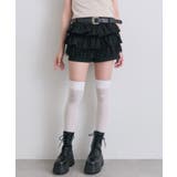 【OLIVE des OLIVE】合皮ベルト付きフリルショートパンツ | NICE CLAUP / OLIVE des OLIVE OUTLET | 詳細画像17