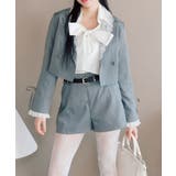 【OLIVE des OLIVE】レース衿ショート丈テーラードジャケット | NICE CLAUP / OLIVE des OLIVE　OUTLET | 詳細画像14 