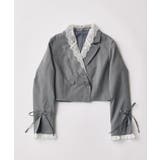 【OLIVE des OLIVE】レース衿ショート丈テーラードジャケット | NICE CLAUP / OLIVE des OLIVE　OUTLET | 詳細画像13 
